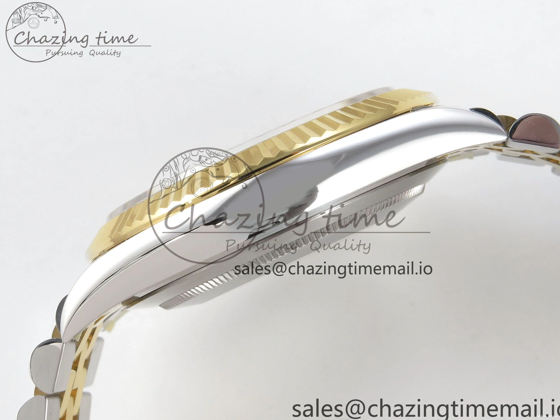 1227 DateJust 41 126333 SS YG ARF 1:1 Best Edition YG Stick Dial on Jubilee Bracelet SH3235 (Weighted) Effortless 216